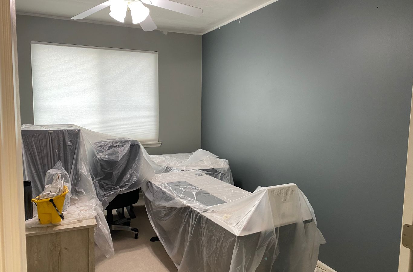 R&J Painting team showcasing the advantages of professional house painting services in Buffalo Grove, IL, with durable, vibrant results.